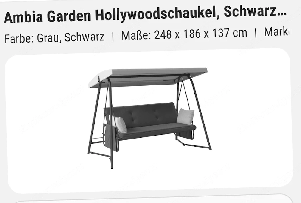 Hollywood schaukel 