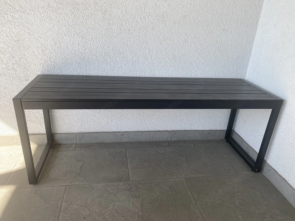 Gartenbank aus Stahl, neu