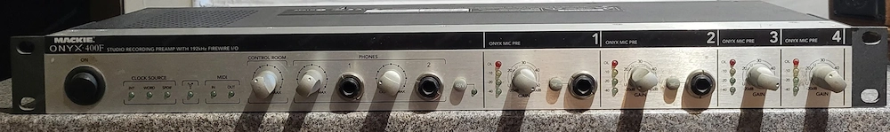 Mackie ONYX -400F Studio Recording Preamp 