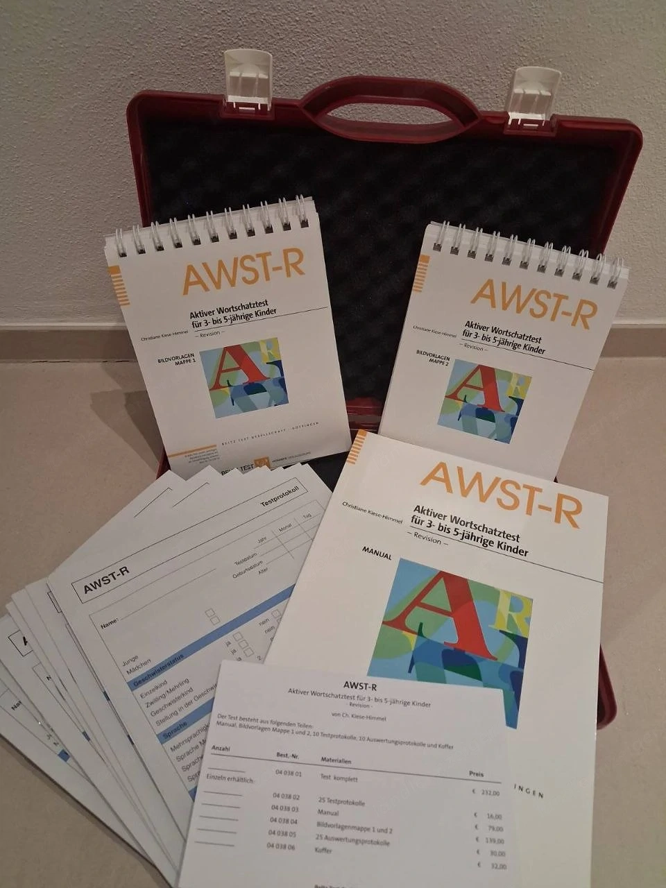 AWST-R   Aktiver Wortschatztest 3 5 Jahre   NEU & unbenutzt