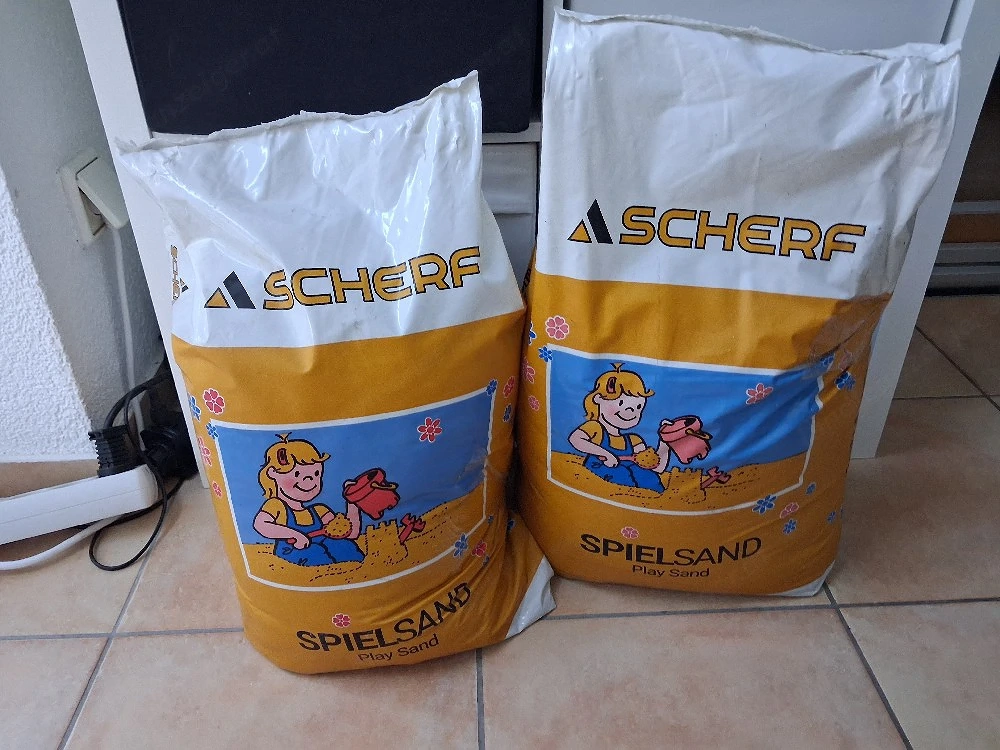 2x Spielsand