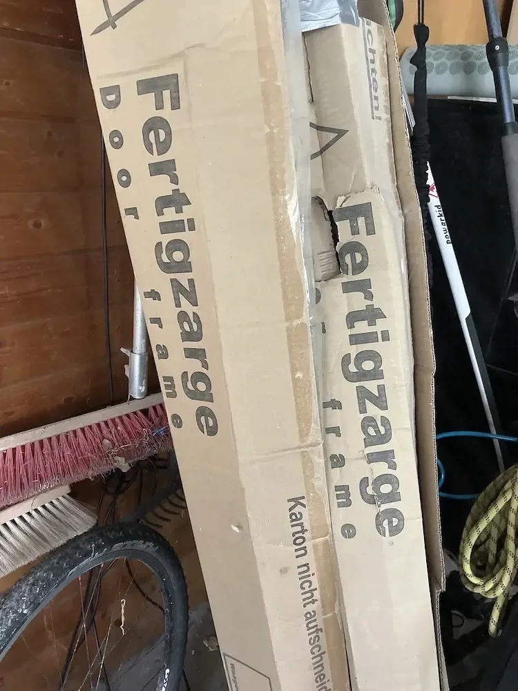 Fertigzarge inklusive Türe (Zimmertüre) Weiss NEU