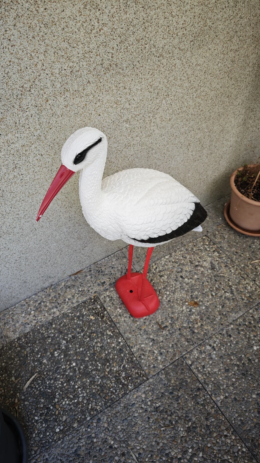 Storch Garten Deko Geburt 