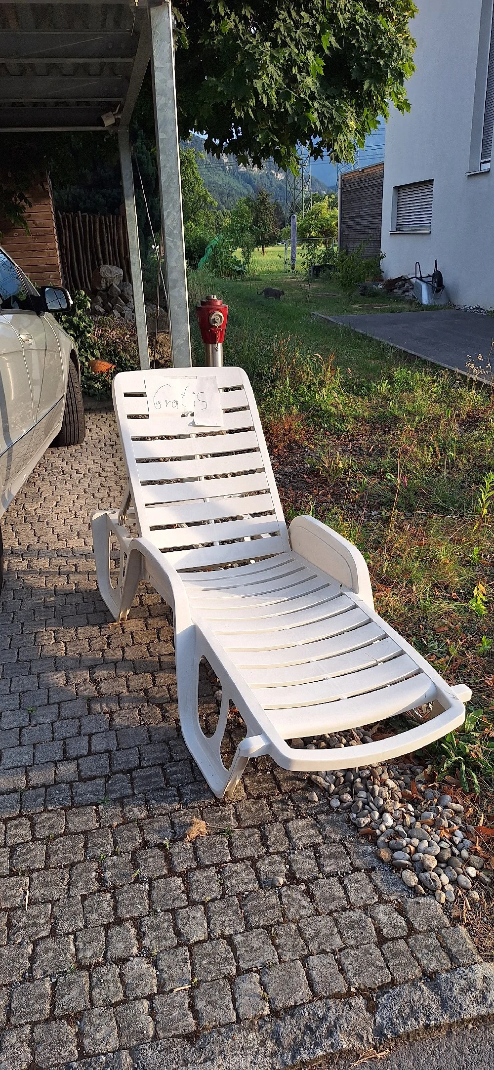 Liege zu verschenken für Garten und Terrasse 