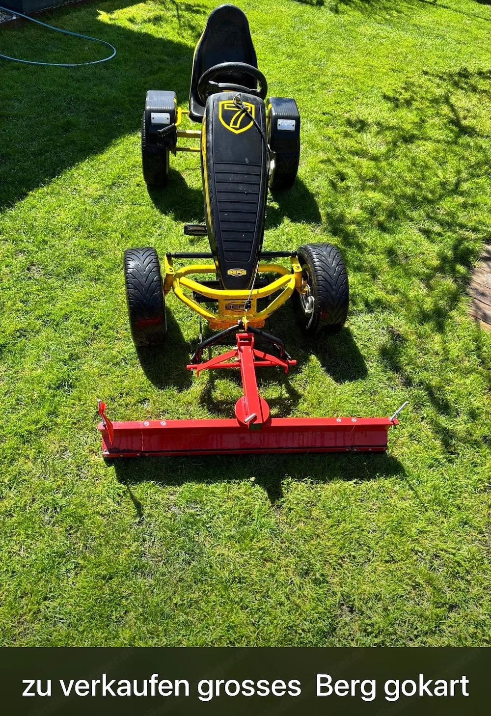 Berg Gokart mit Schneeschieber & einzigartiger Verlängerung zu verkaufen