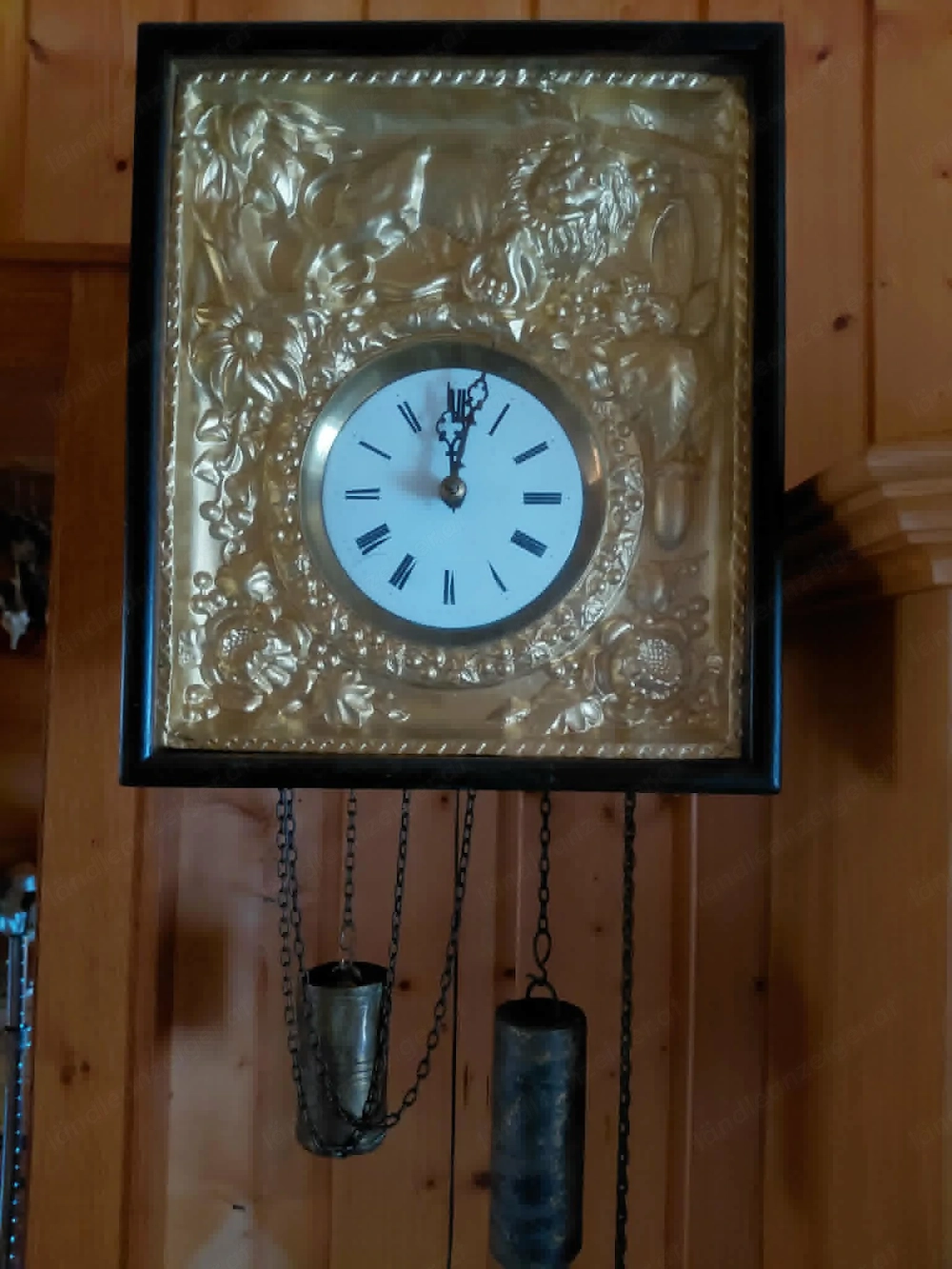 Pendeluhr antik gold