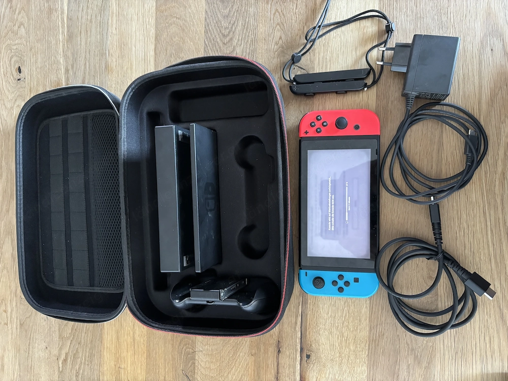 Nintendo Switch 1 mit Tasche