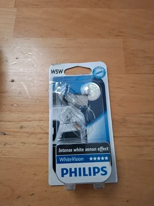 Kennzeichenbeleuchtung Philips White Vision W5W