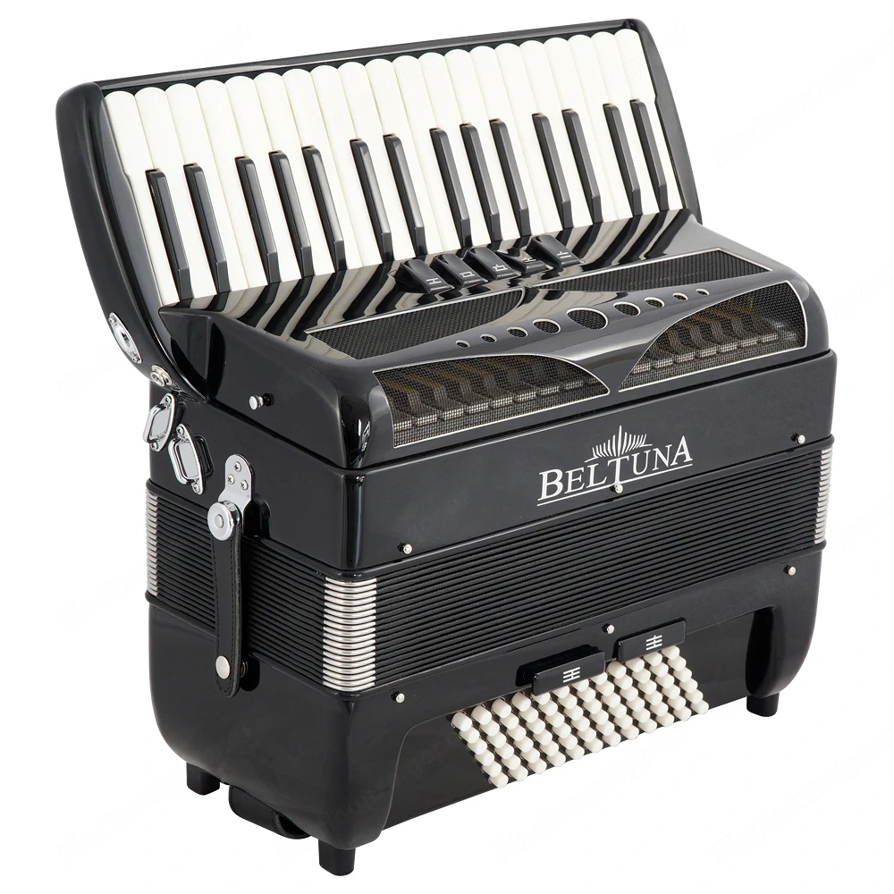 Piano-Akkordeon Beltuna Play III 72 BR Luxe   schwarz
