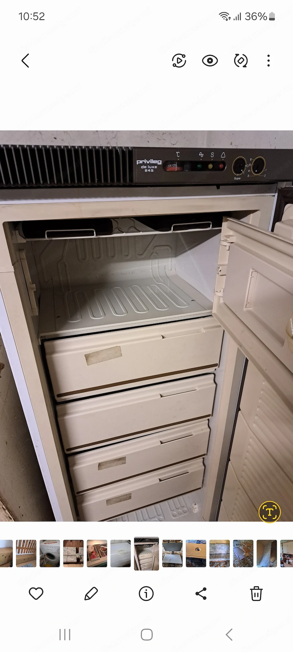 Tiefkühlschrank und Truhe zu verkaufen.