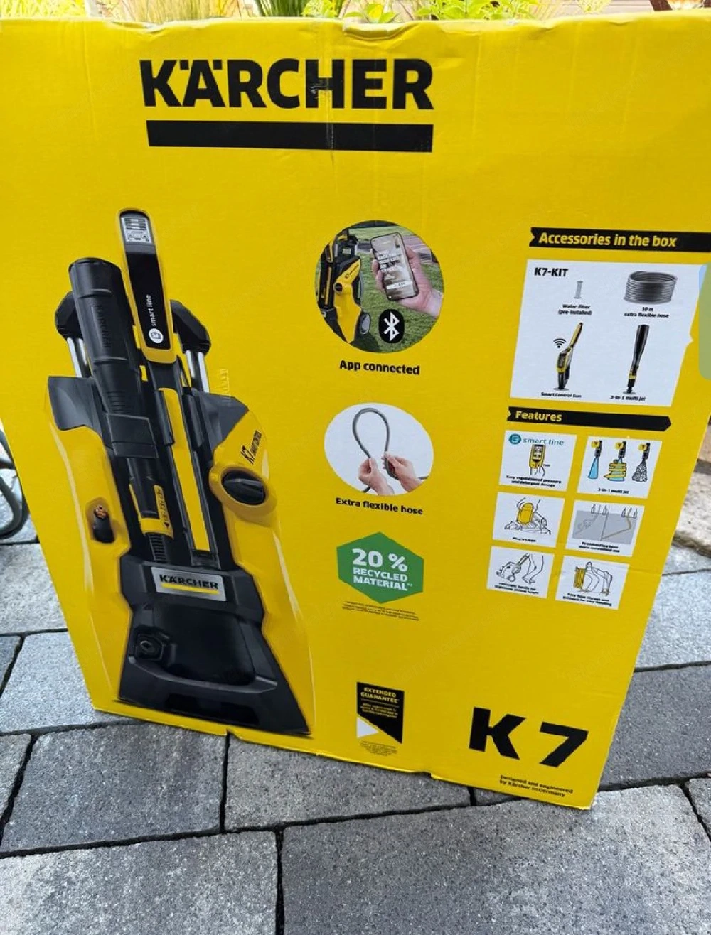 Biete neuwertigen Kärcher K7 Hochdruckreiniger 1x Benutzt