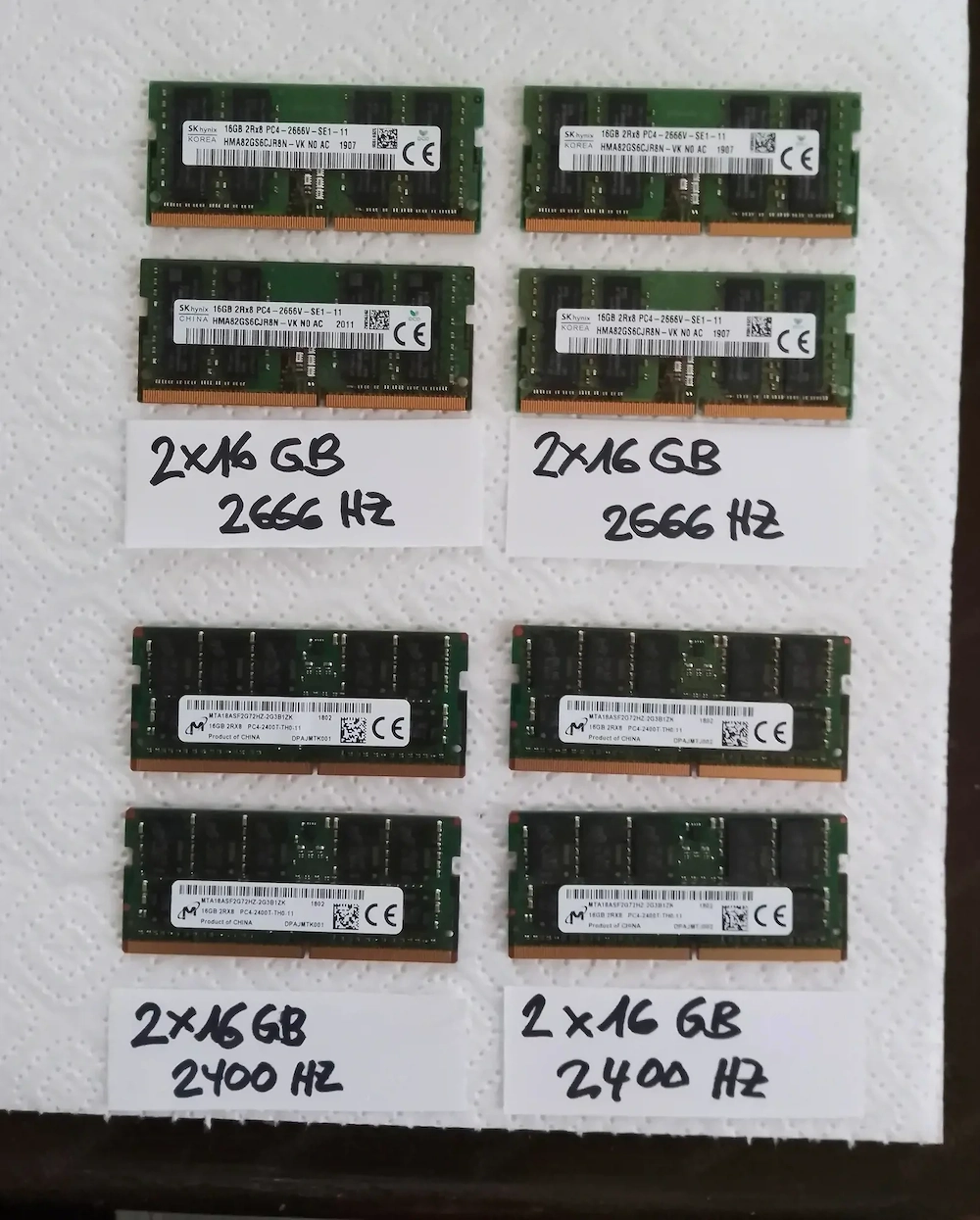 Ram ,Ddr 4, 16 GB,,,,2400 HZ