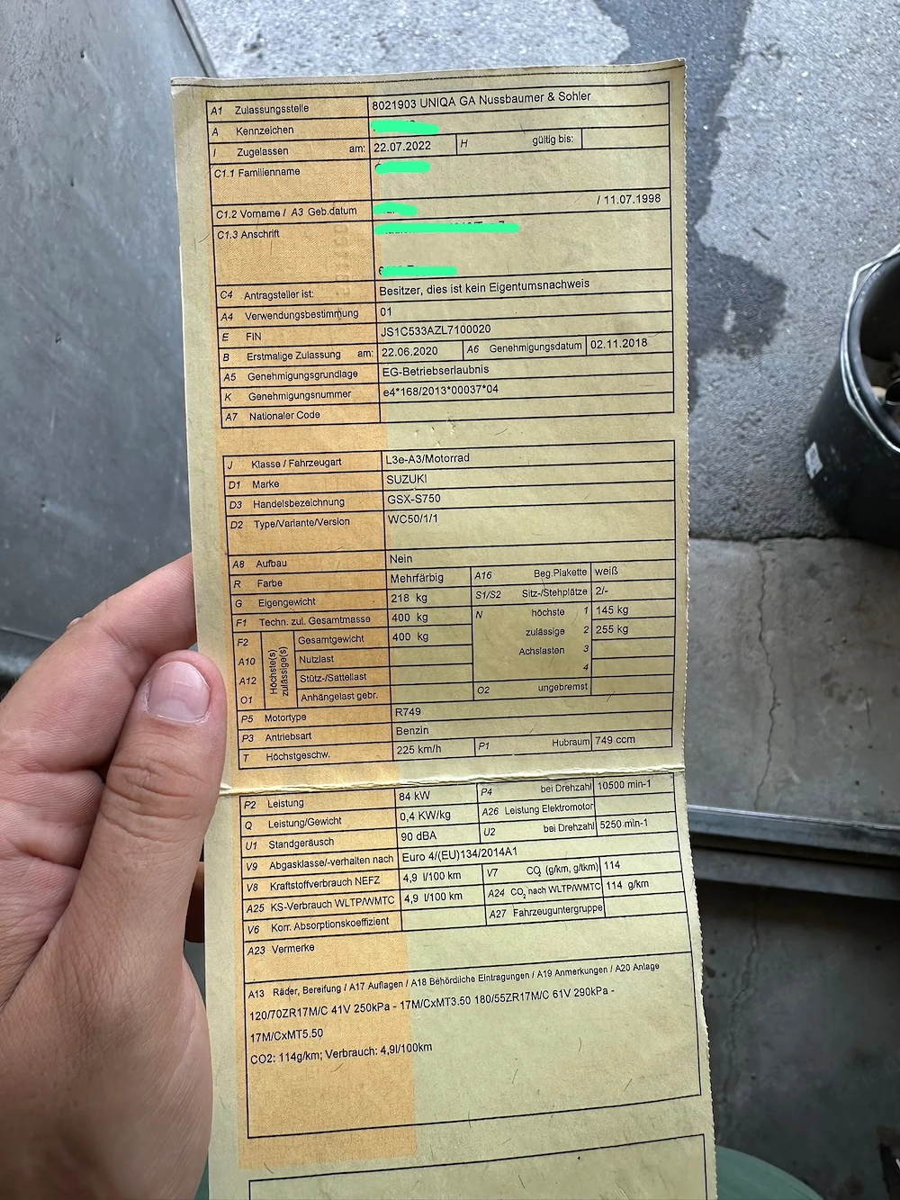 Suzuki GSX-S750