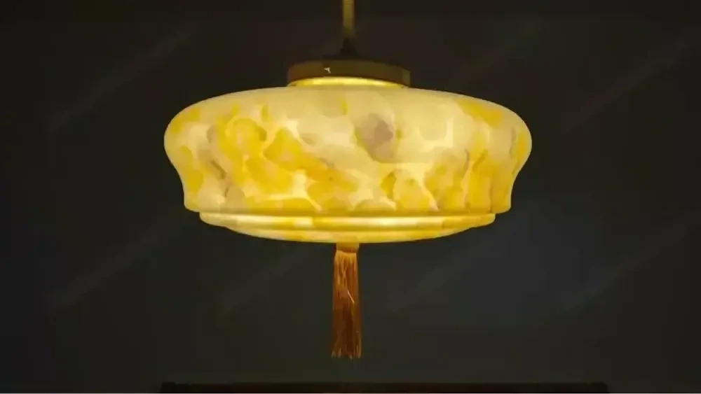 Original Art Deco Pendelleuchte