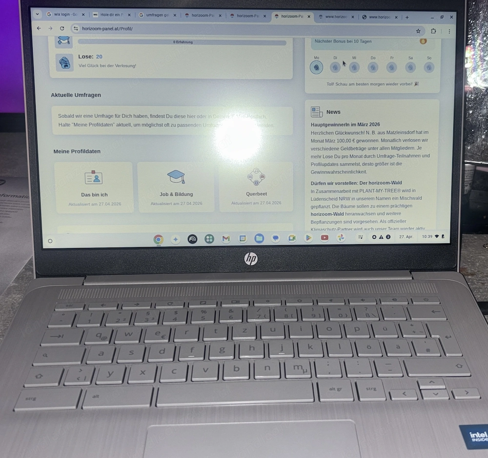 HP Chromebook 14a -neuwertig