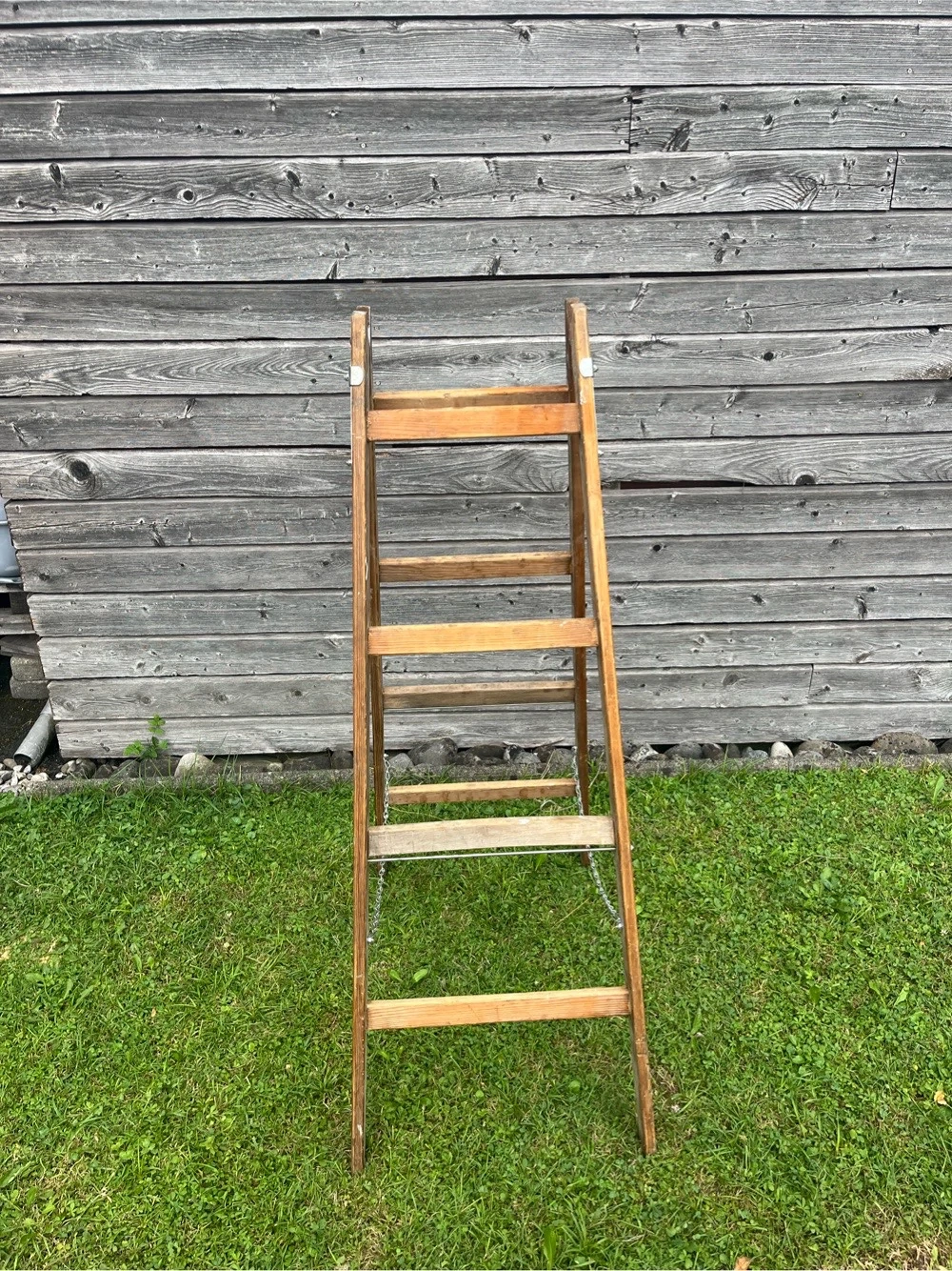 Holzleiter 4 Sprossen