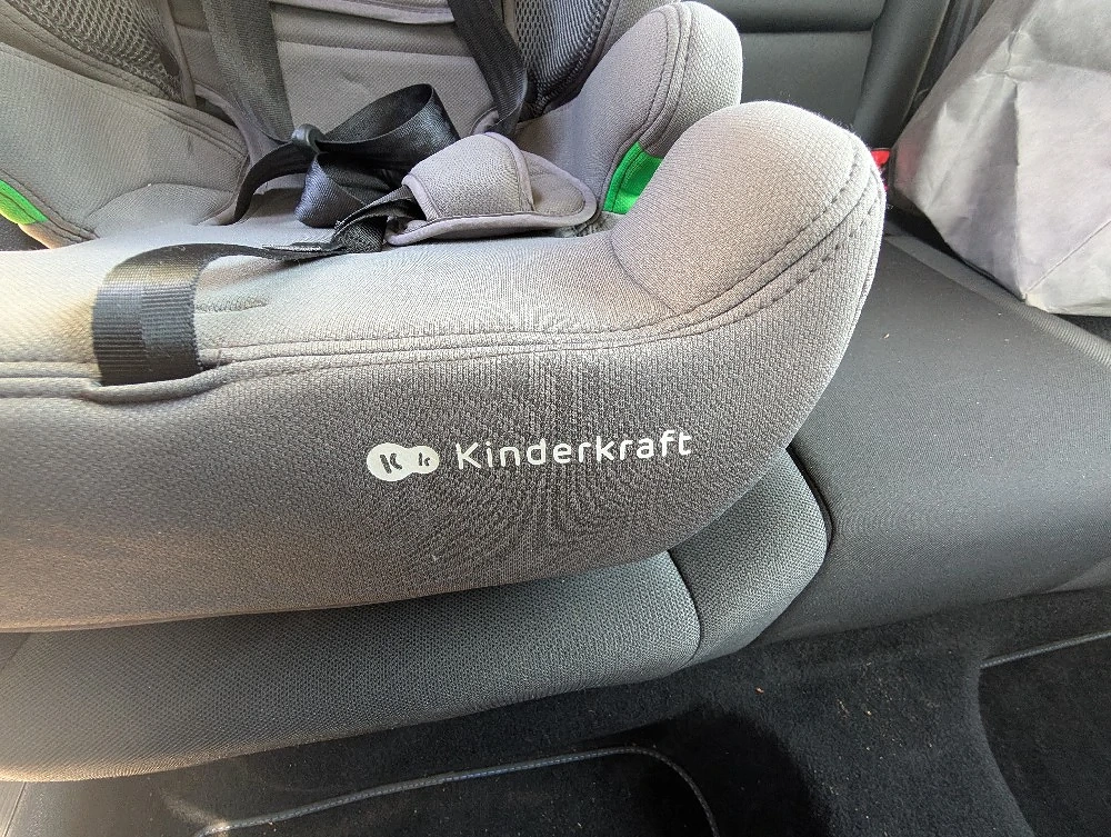 Kinderkraft Comfort Up i-Size Kindersitz   grau, top Zustand