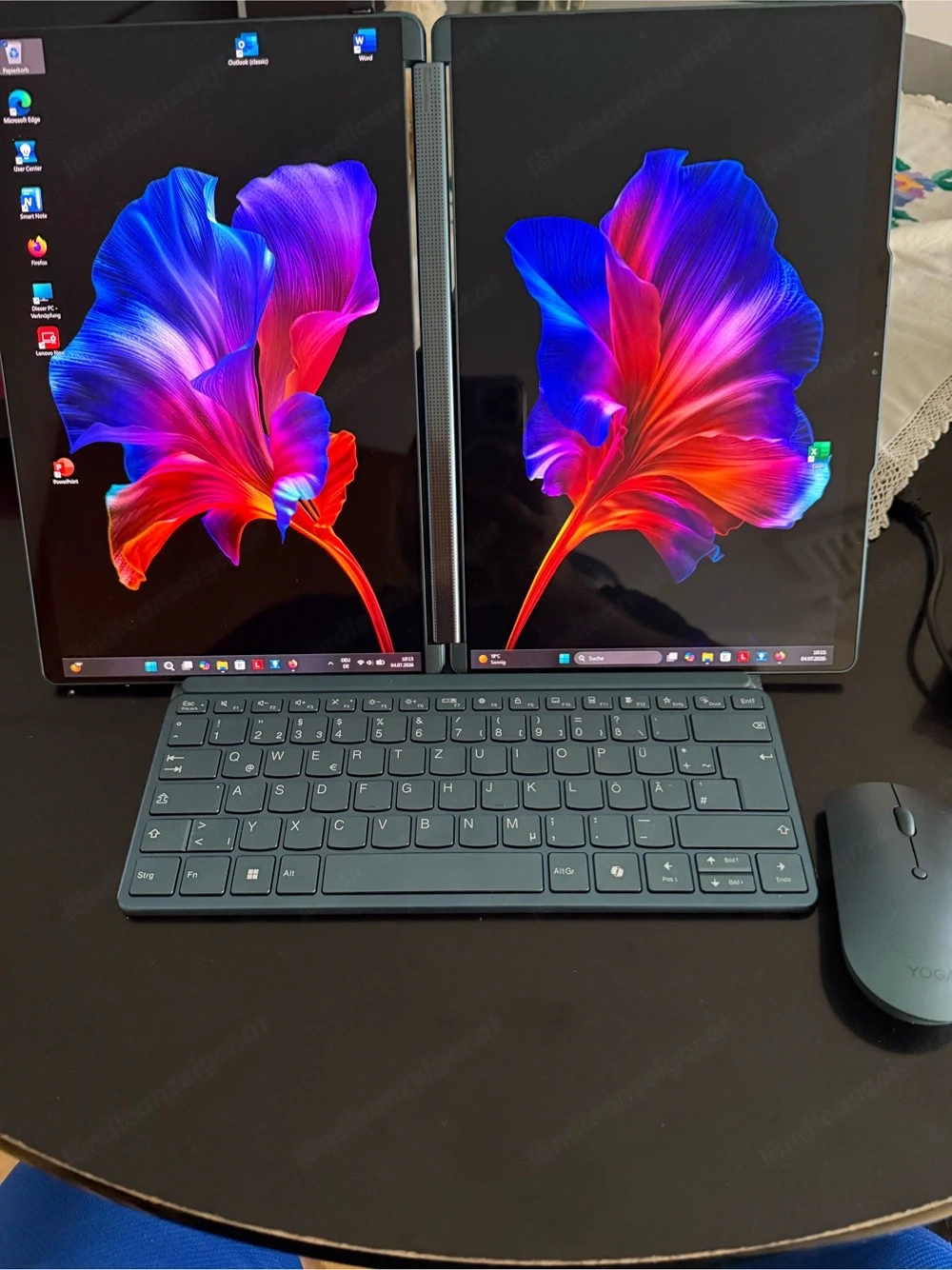 Lenovo Yoga Book 9i Gen 9 | Core Ultra 7 | 32 GB RAM | 1 TB SSD | Dual OLED | Garantie | Komplettset
