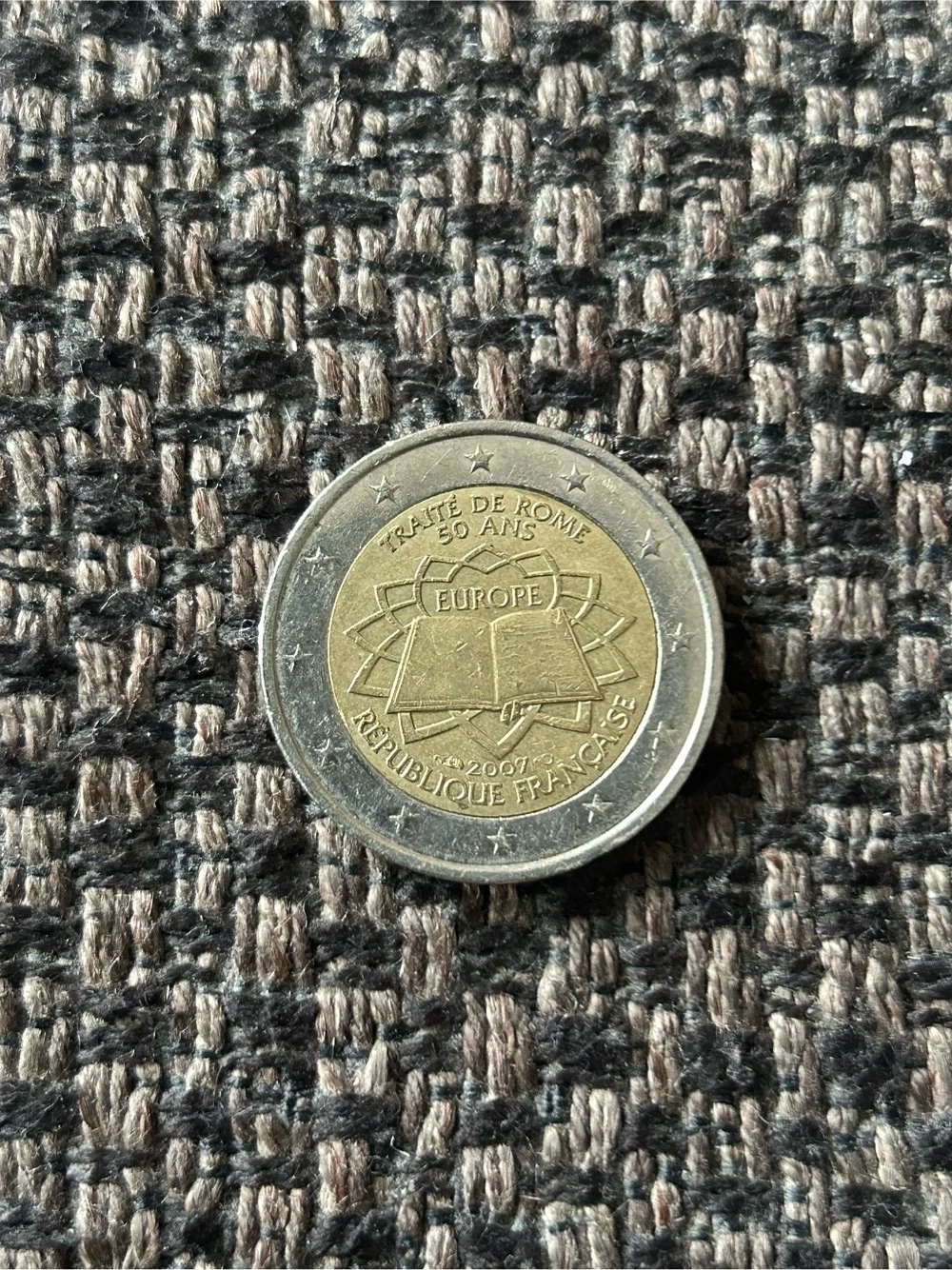 2 Euro Umlaufmünze Frankreich 2007