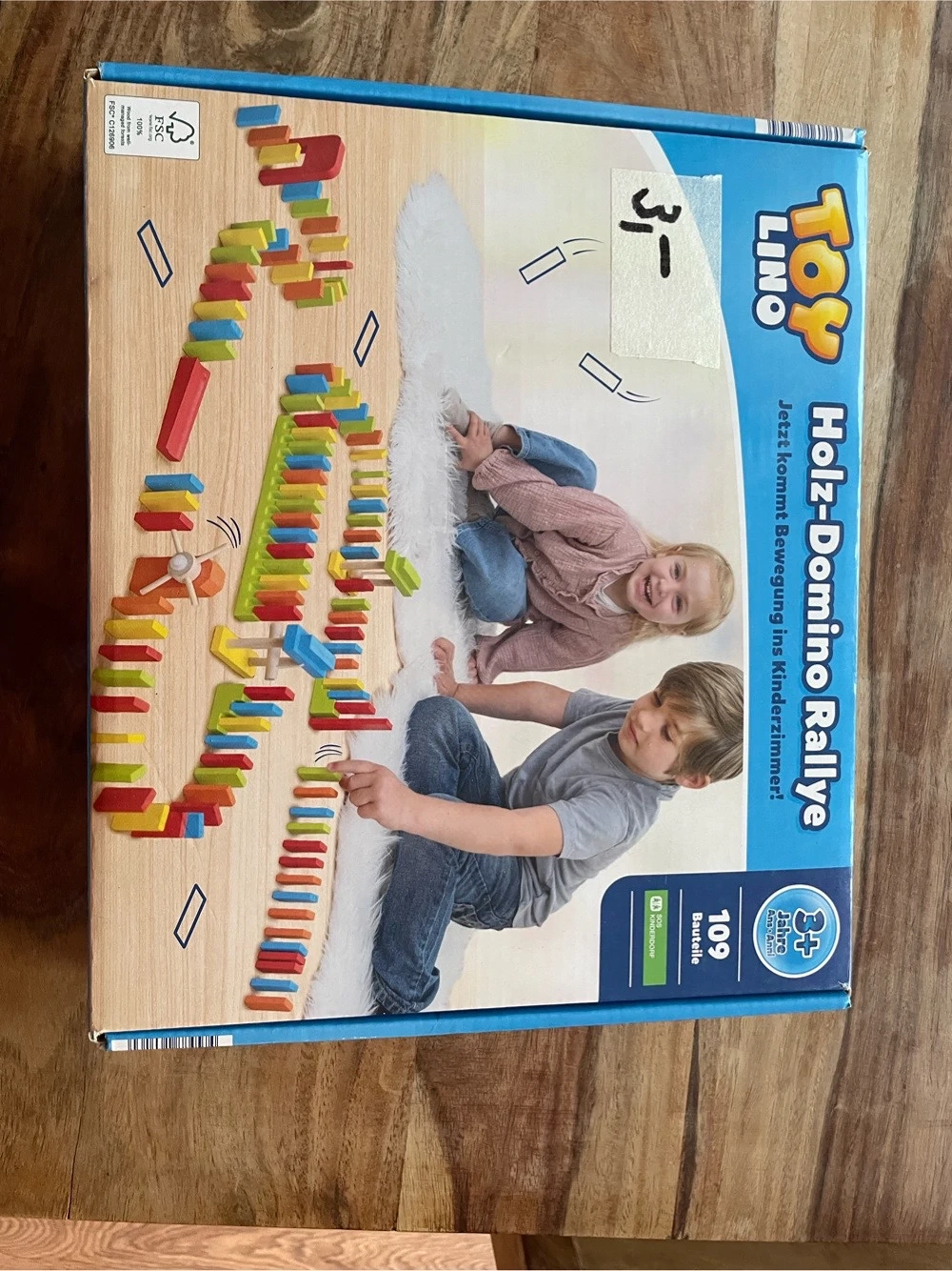 Domino aus Holz