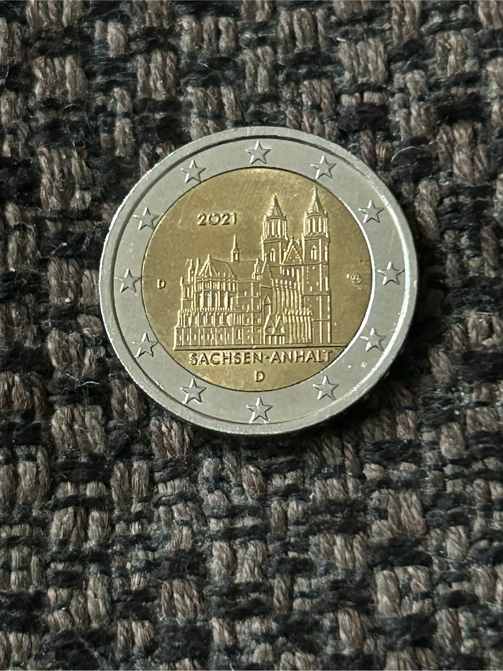 2 Euro Umlaufmünze Deutschland 2021-D