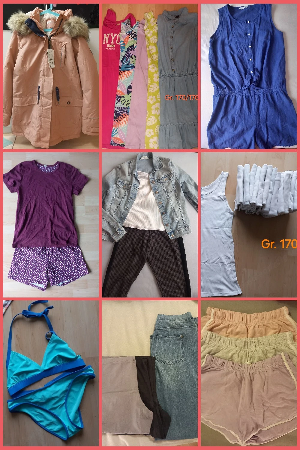 Mädchenkleidungspaket Gr. 170 176