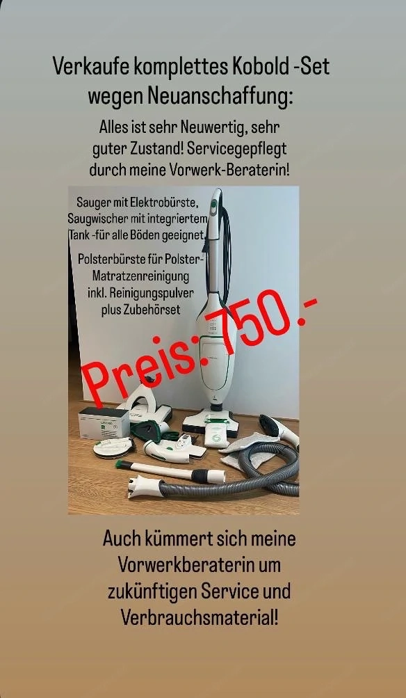 Vorwerk Sauger mit Wischfunktion