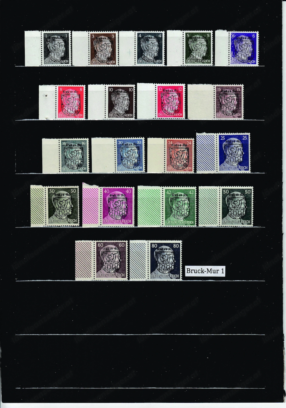 Briefmarkensammlung Österreich (Stmk) Lokal 1945 Postfrisch a. 30,-