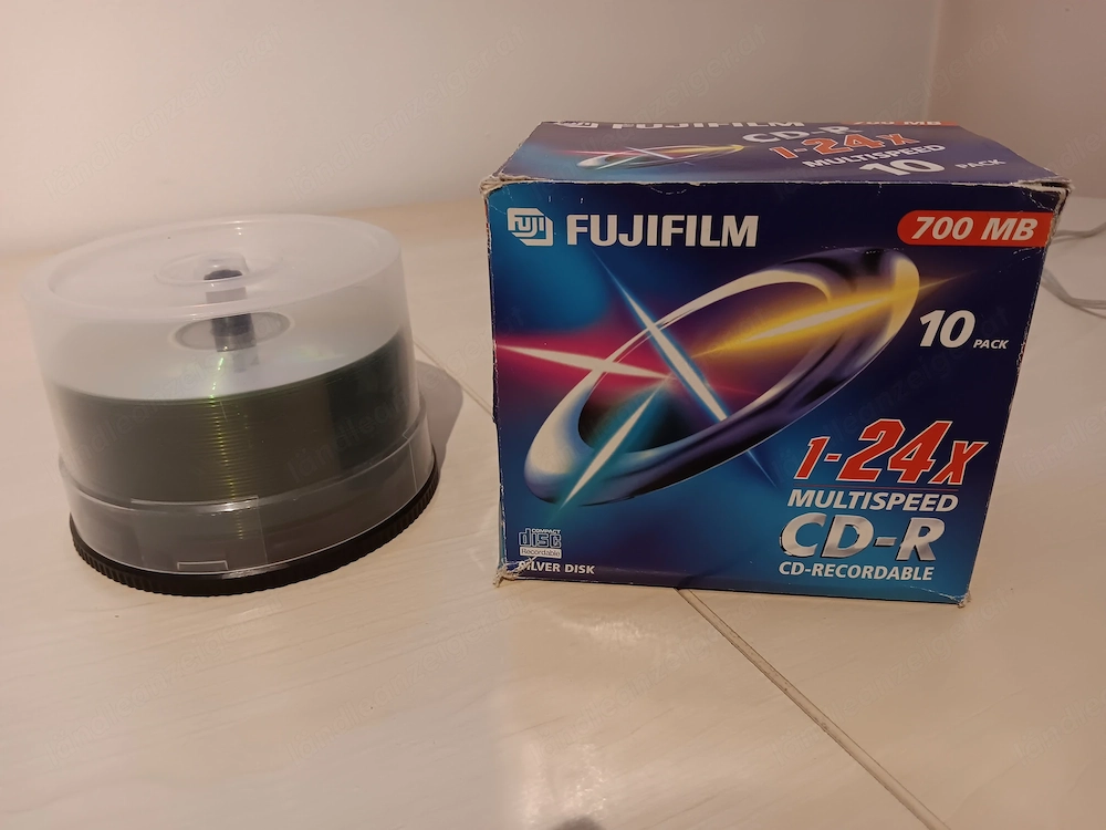 Verschenke CD-Rohlinge