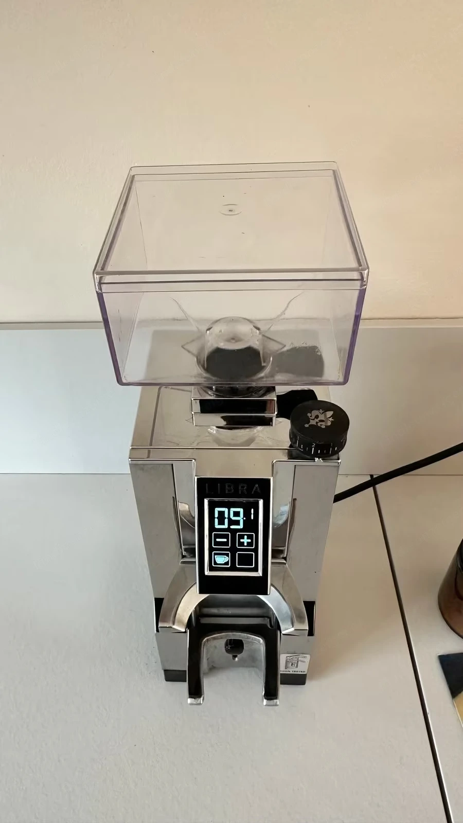 Eureka Mignon Libra Kaffeemühle   Chrom 