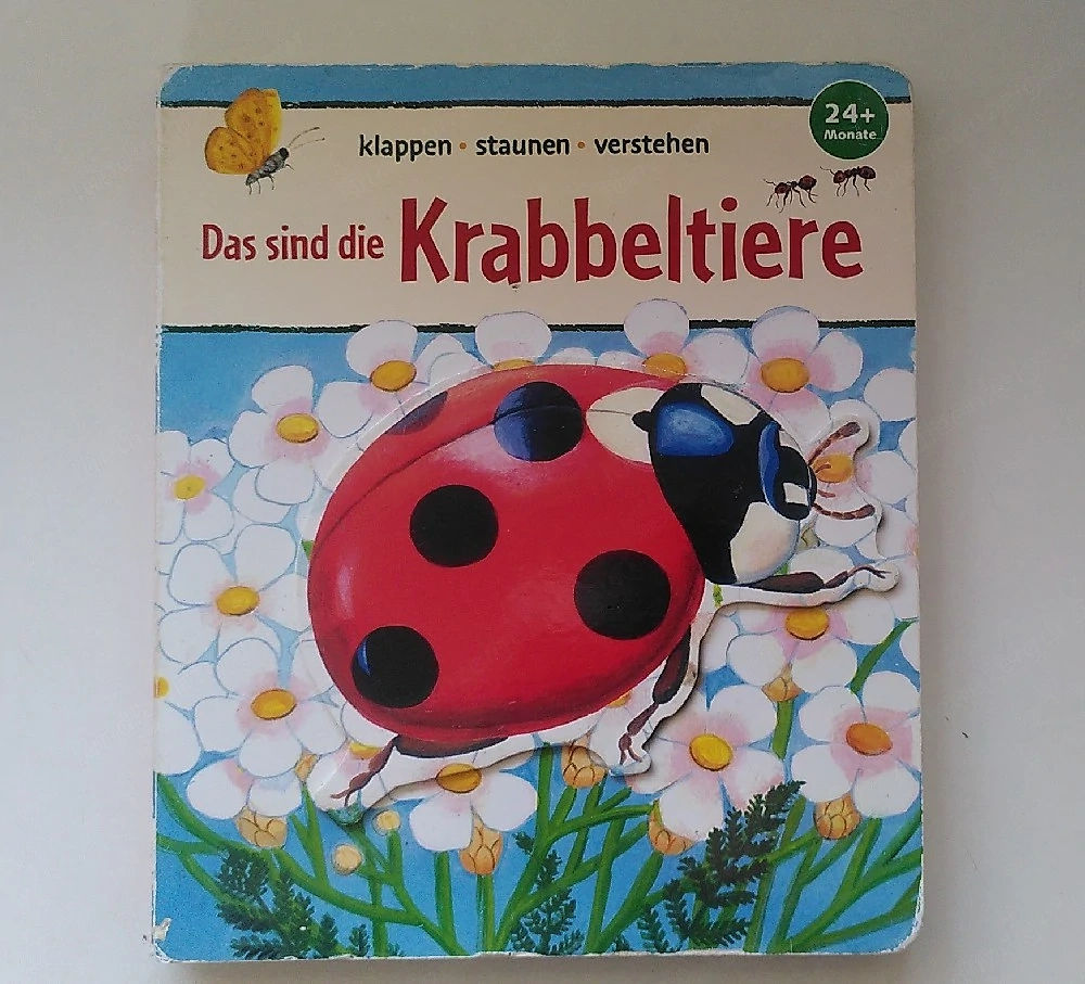 Pappbilderbuch "Das sind die Krabbeltiere" 24+