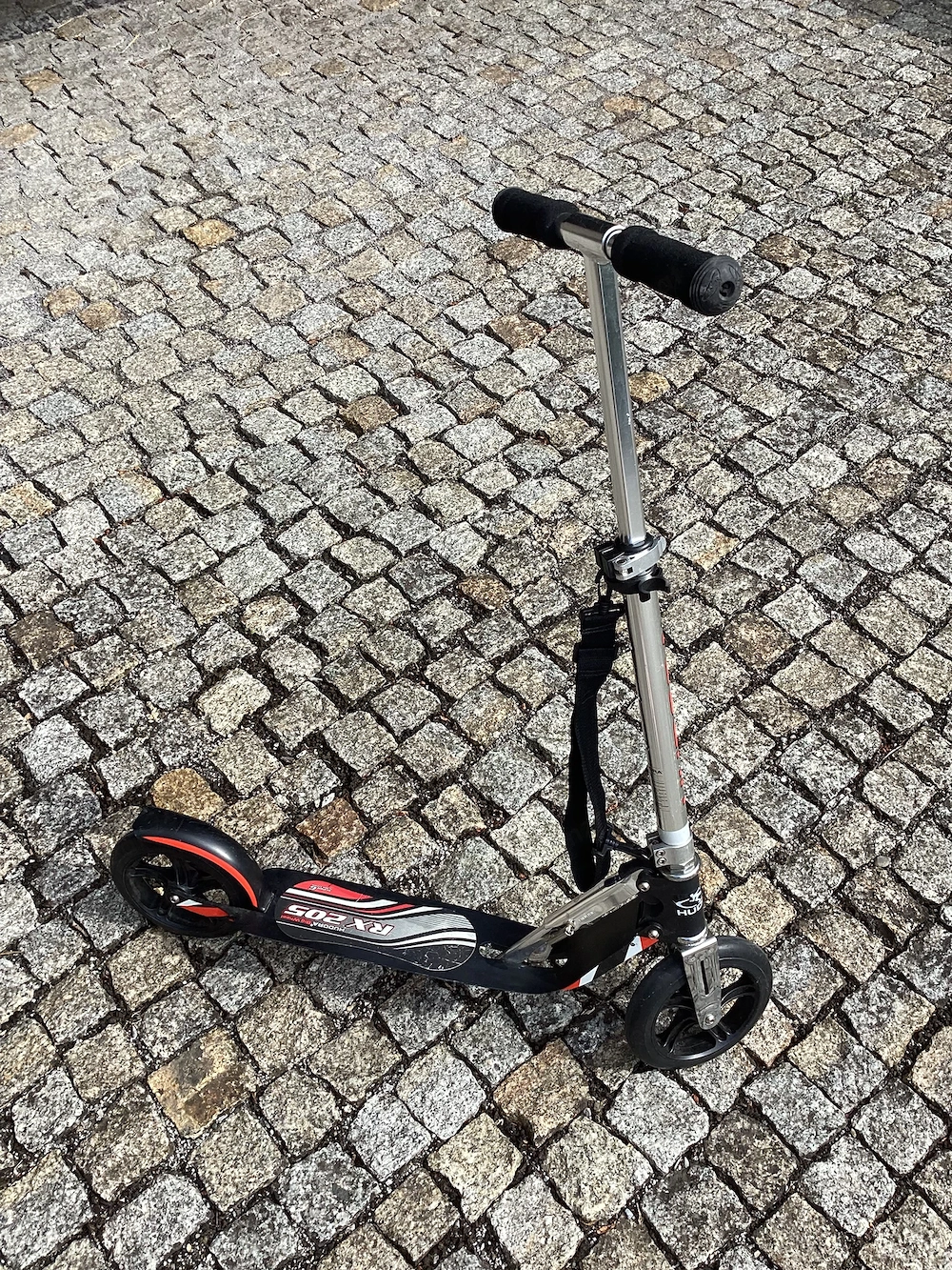 Roller - HUDORA BigWheel  205, Scooter schwarz anthrazit