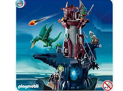 Playmobil Drachenturm 4836 + Drachenkatapult 4840 - vollständig in OVP mit Leuchteffekten
