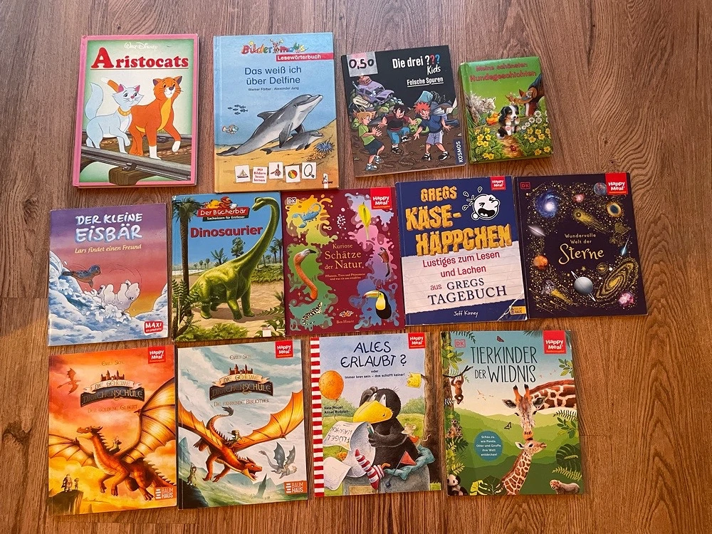verschiedene Bücher
