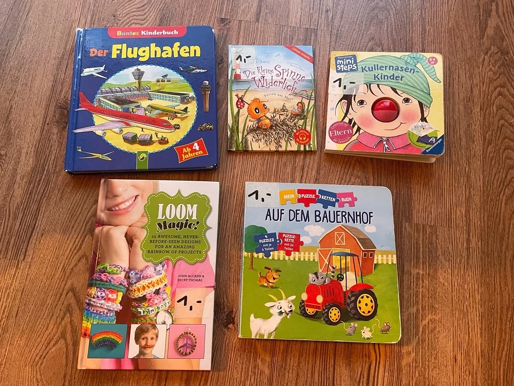verschiedene Bücher