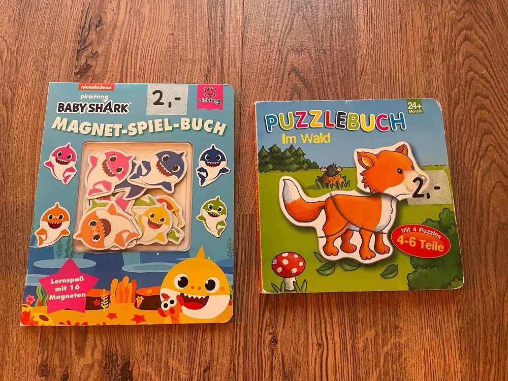 Puzzlebuch und Magnetbuch