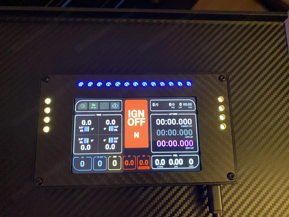3D-SimGear RaceDash Pro SimRacing Dashboard