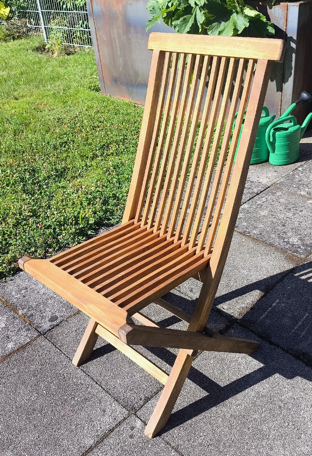 Gartenstuhl aus Teakholz 