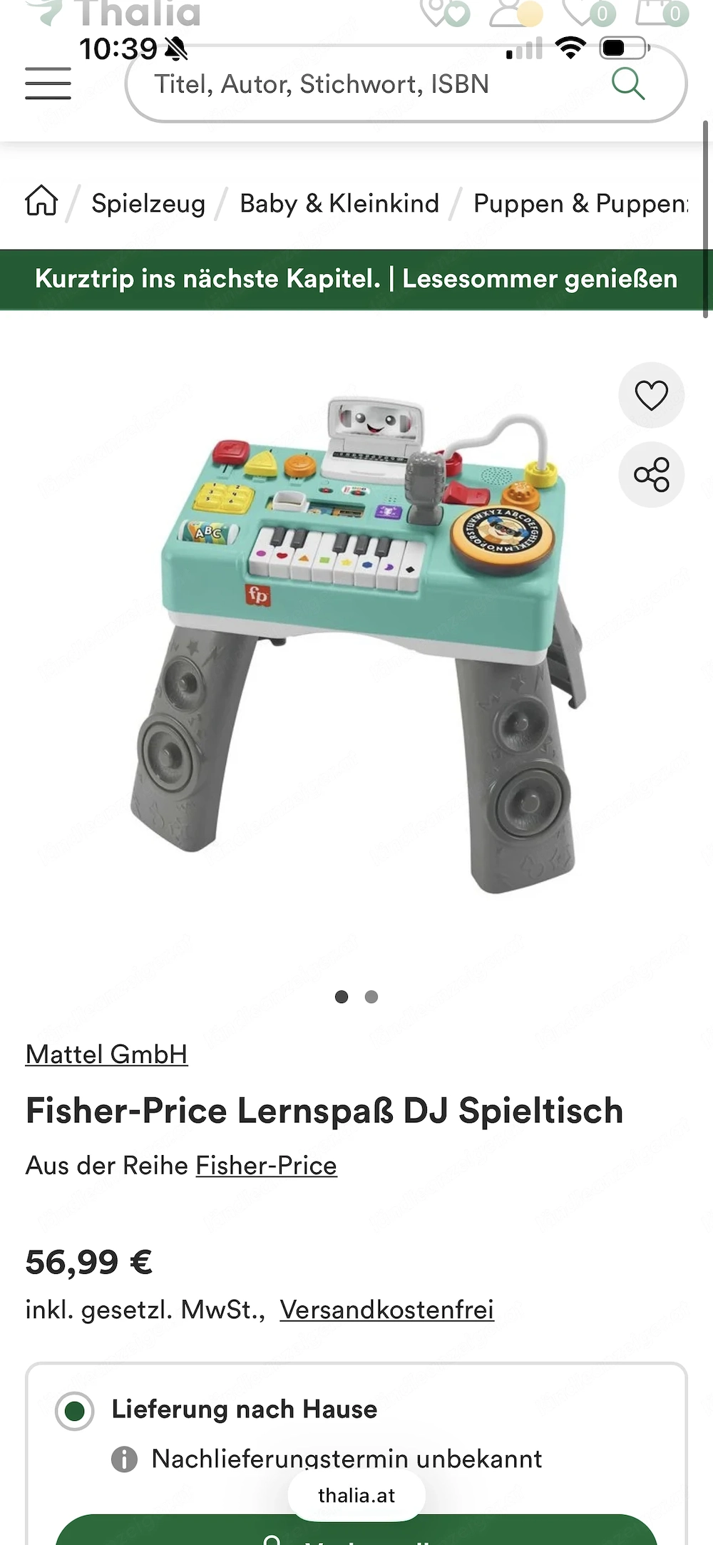 DJ Pult für Kinder ab 6 Monaten