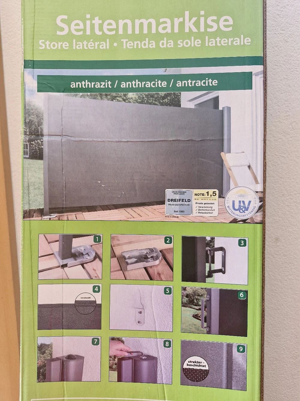 Seitenmarkise NEU