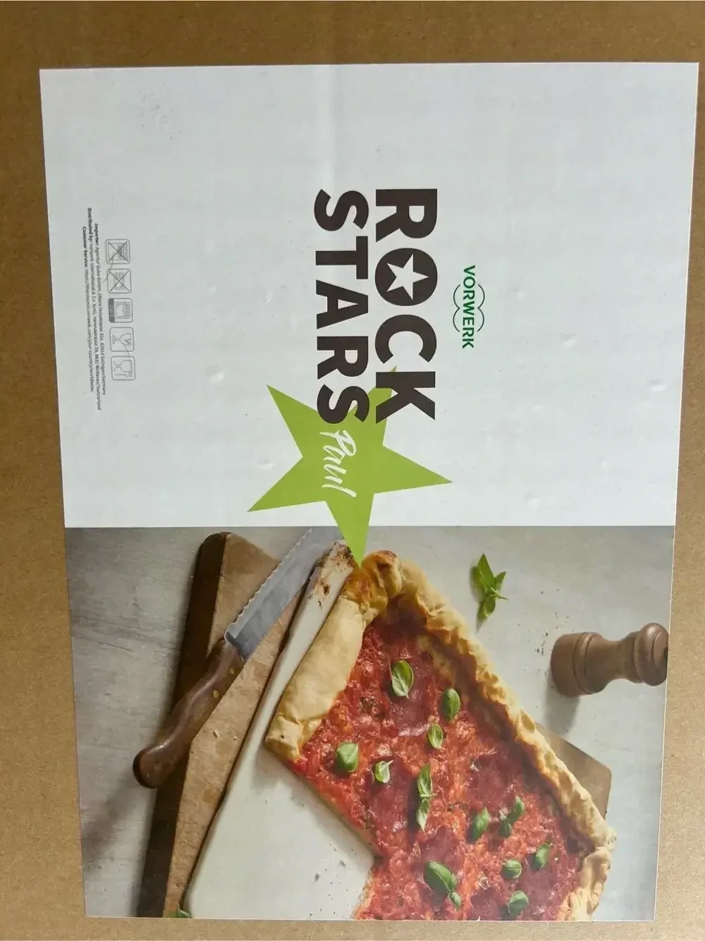 thermomix pizza Stein ,neu verpackt ..