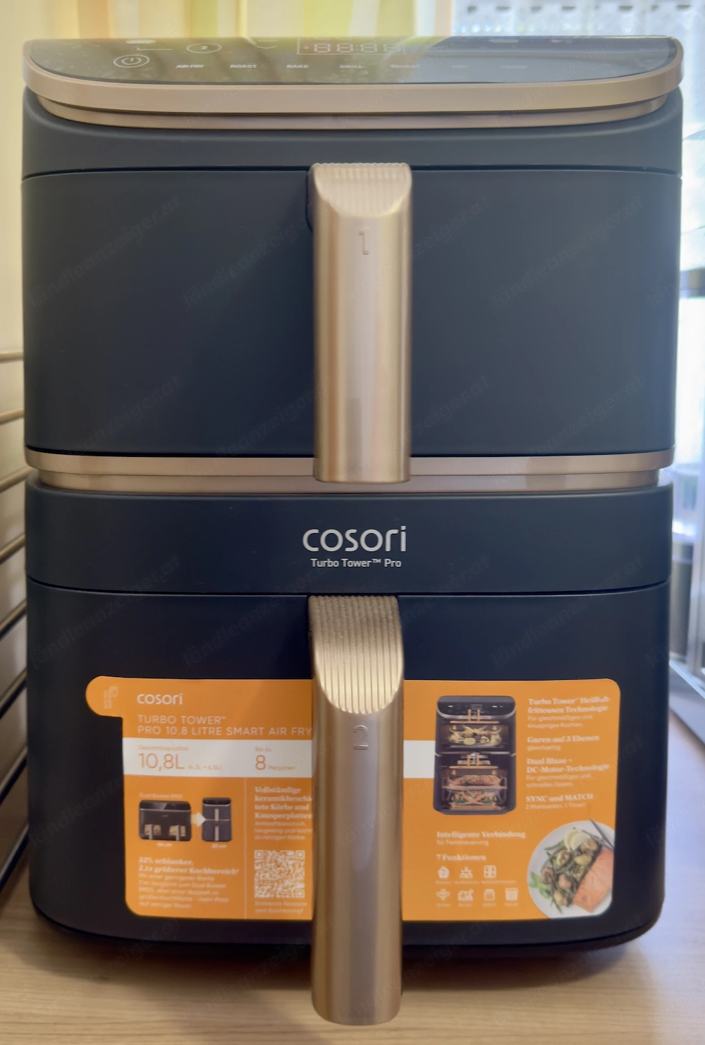 COSORI CAF-DC123S-DDER Airfryer Turbo Tower Pro Smart 10