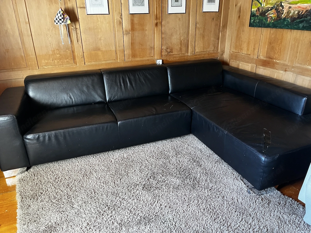 Leder Couch zu verschenken 