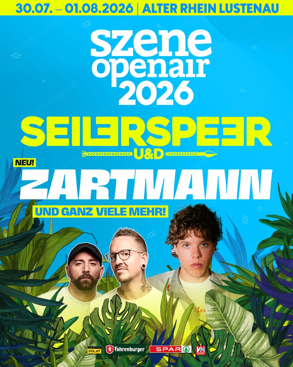 3x Szene VIP Festivalpass