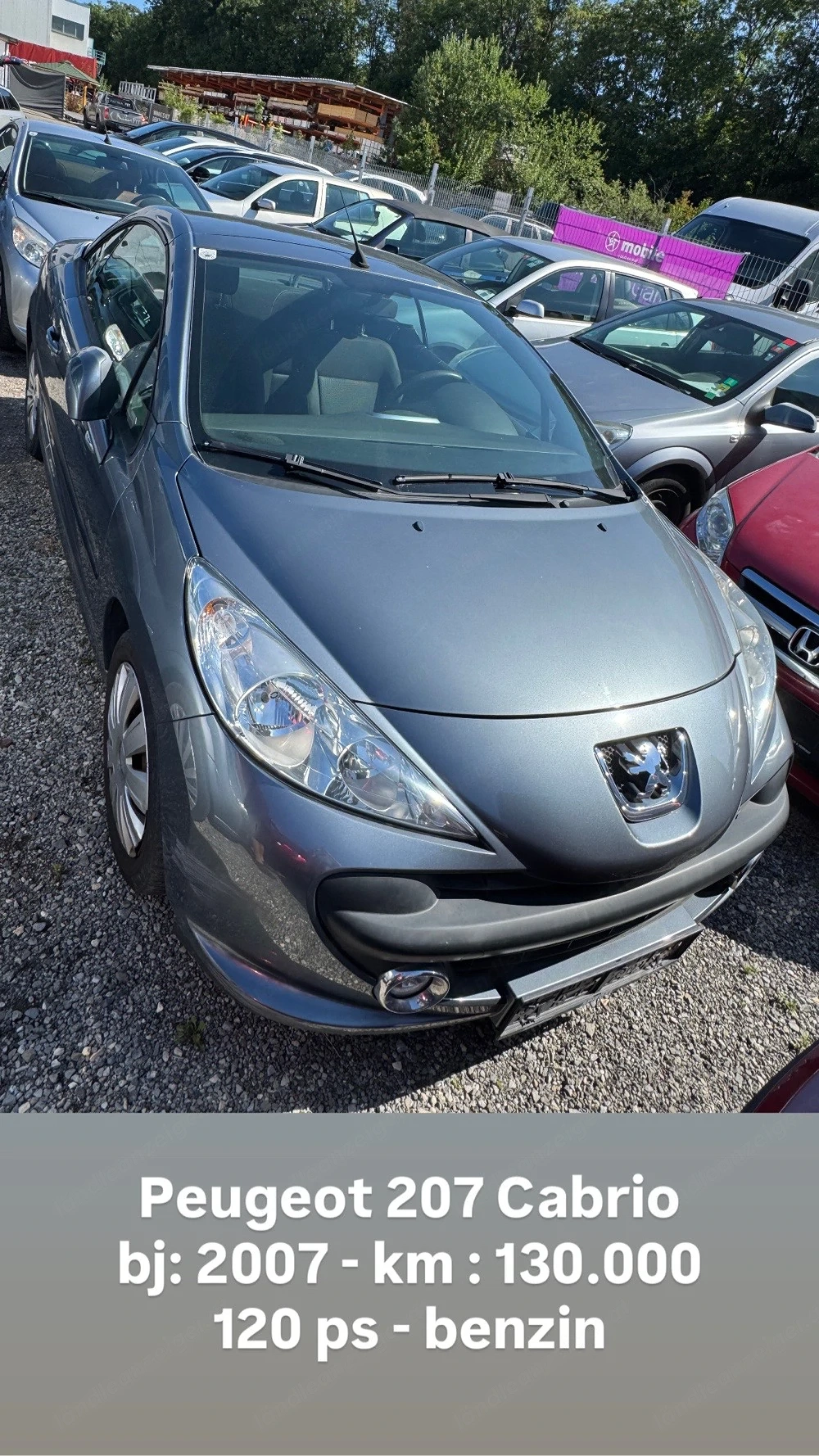 Peugeot 207 CC Cabrio   120 PS   Baujahr 2008