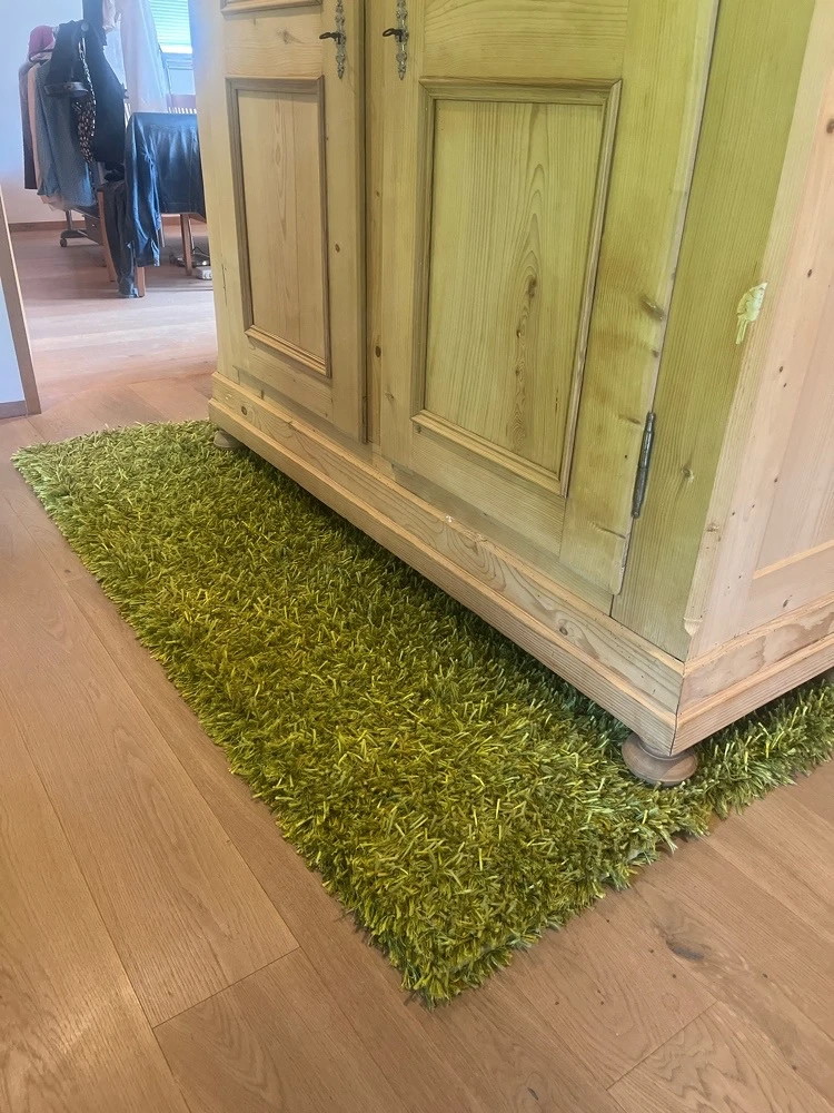 Teppich grün