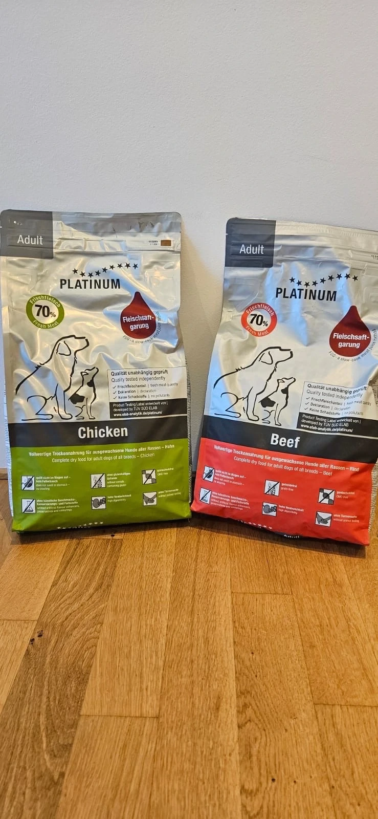 Platinum Hundefutter Neu 
