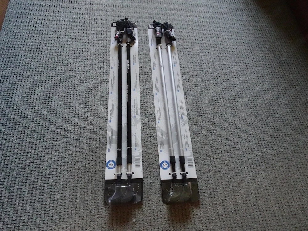 Wanderstöcke 2er Set  Nordic Walking Stöcke Teleskop Trekking Wand