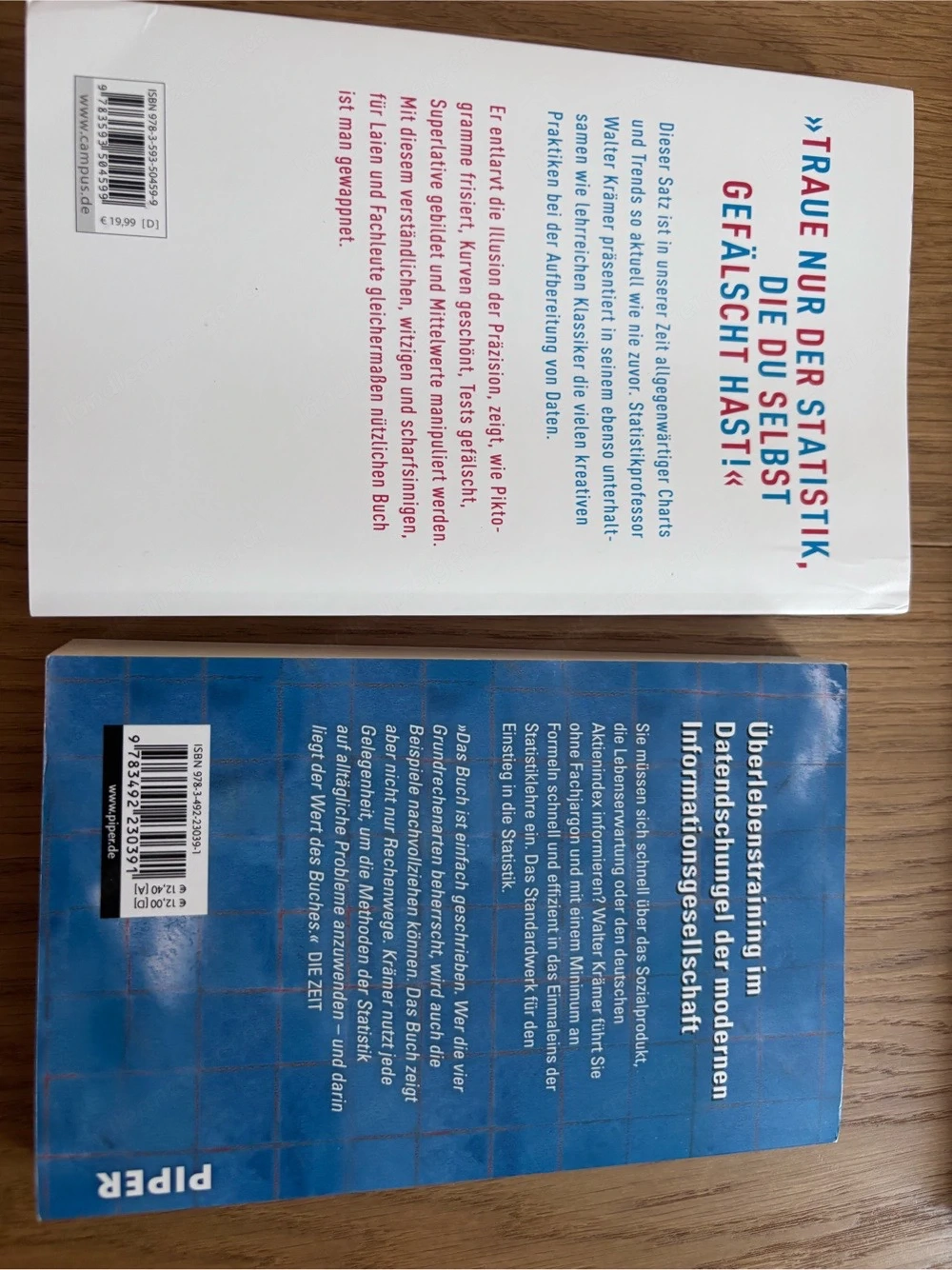 Statistik Bücher von Walter Krämer
