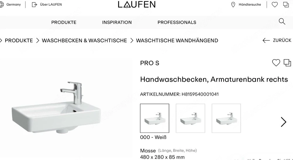 Handwaschbecken